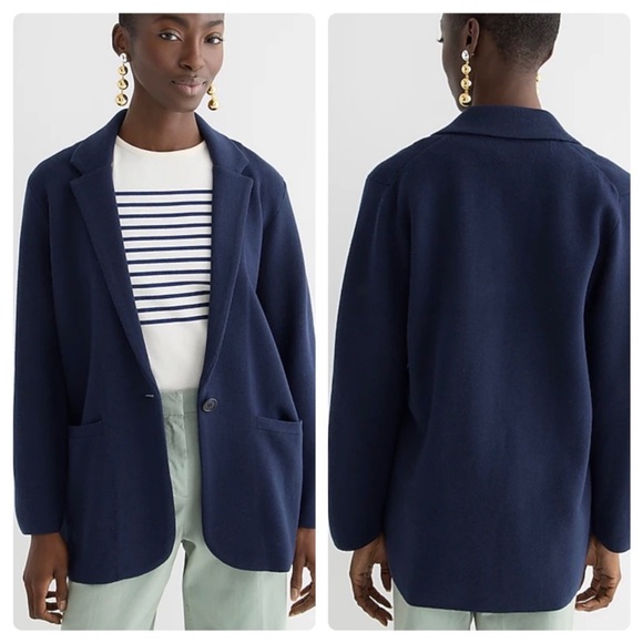 J. Crew Sweater Blue Blazer Size XS - Picture 9 of 9